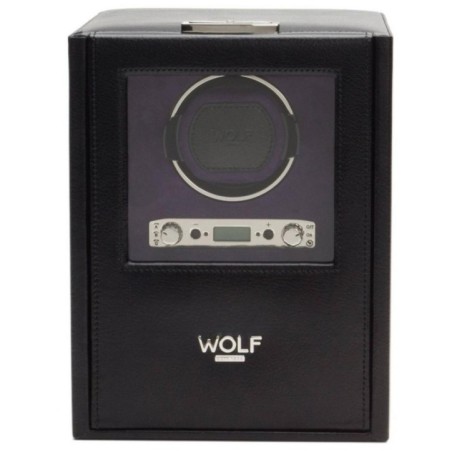 460628 Blake Single Watch Winder with Storage WOLF Black/Purple