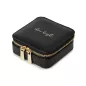 886002 Square Zip Jewelry Case - Black Wolf