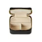 886002 Square Zip Jewelry Case - Black Wolf