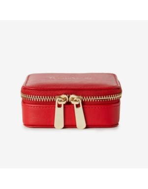 886072 Square Zip Jewelry Case - Red Wolf