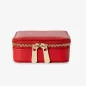 886072 Square Zip Jewelry Case - Red Wolf