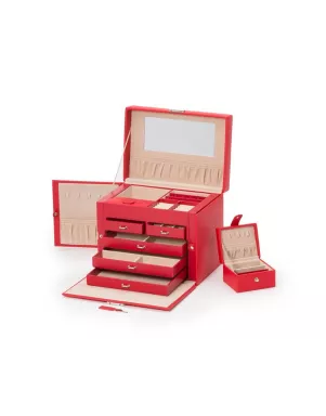 280114 Heritage Medium Jewelry Box - Red Wolf