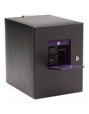 460628 Blake Single Watch Winder with Storage WOLF Black/Purple
