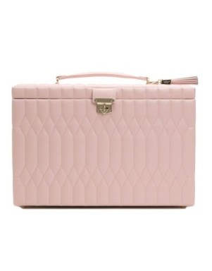 329515 Caroline Extra Large Jewelry Case WOLF Rose Quartz