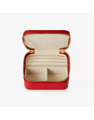 886072 Square Zip Jewelry Case - Red Wolf
