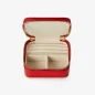 886072 Square Zip Jewelry Case - Red Wolf