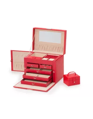 280114 Heritage Medium Jewelry Box - Red Wolf