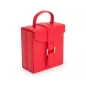 281214 Heritage Fold-out Jewelry Box - Red Saffiano Wolf