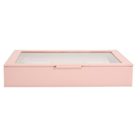 392415 Sophia Jewelry Box with window WOLF Rose Quartz