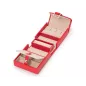 281214 Heritage Fold-out Jewelry Box - Red Saffiano Wolf