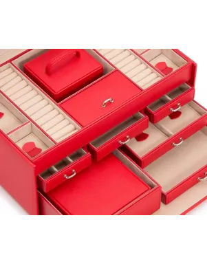 280214 Heritage Large Jewelry Box - Red Wolf