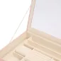 392415 Sophia Jewelry Box with window WOLF Rose Quartz
