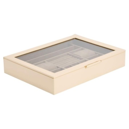 392453 Sophia Jewelry Box with window WOLF Ivory