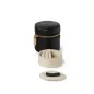 886202 Round Mini Zip Case - Black Wolf