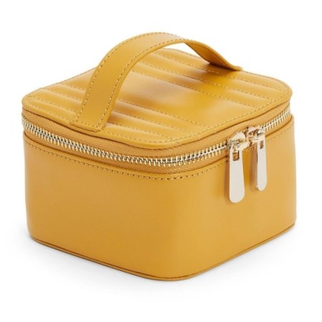 766593 Maria Zip Jewelry Cube - Mustard WOLF