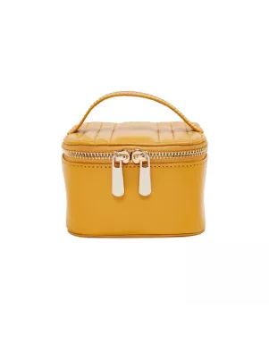 766593 Maria Zip Jewelry Cube - Mustard WOLF
