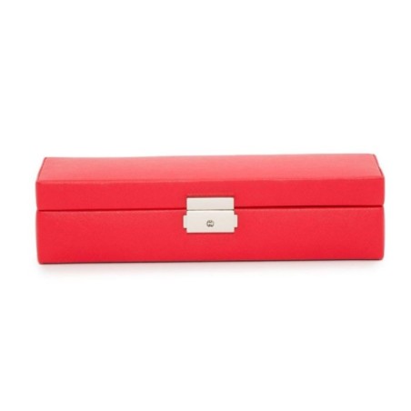 280314 Heritage Safe Deposit Box - Red Saffiano Wolf