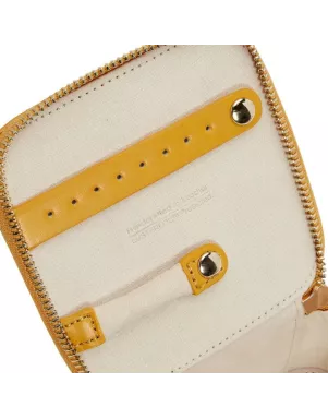 766593 Maria Zip Jewelry Cube - Mustard WOLF