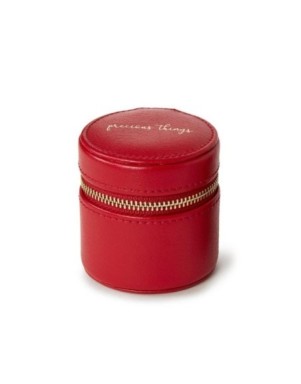 886272 Round Mini Zip Case - Red Wolf