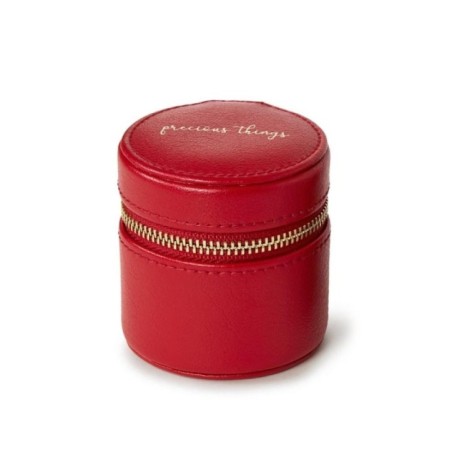 886272 Round Mini Zip Case - Red Wolf