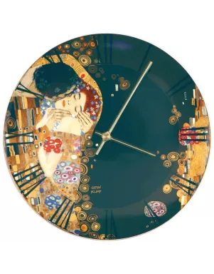 GOE-67069021 The Kiss - Artis Orbis Gustav Klimt Wall clock 31 cm Goebel