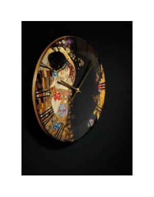 GOE-67069021 The Kiss - Artis Orbis Gustav Klimt Wall clock 31 cm Goebel