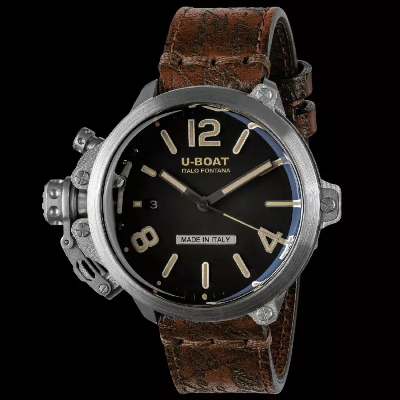 8809 CAPSULE 45MM SS BK BE S/N:0037 Наручний годинник U-BOAT