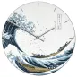 GOE-67069051 Wall clock 31 cm Katsushika Hokusai - Great Wave - Artis Orbis Goebel