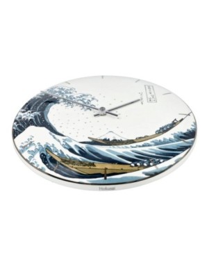 GOE-67069051 Wall clock 31 cm Katsushika Hokusai - Great Wave - Artis Orbis Goebel