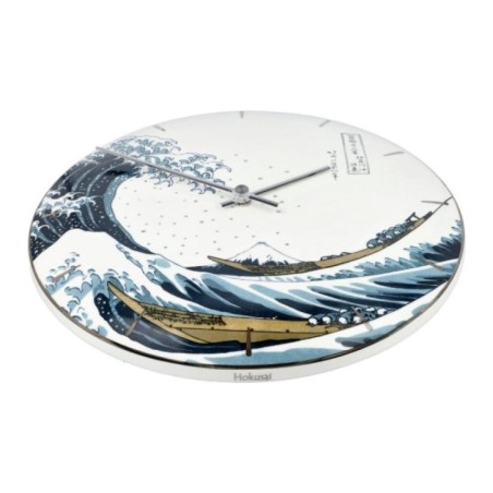 GOE-67069051 Wall clock 31 cm Katsushika Hokusai - Great Wave - Artis Orbis Goebel