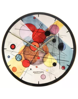 GOE-67069071 Wall clock Wassily Kandinsky - Circles in a Circle - Artis Orbis Goebel