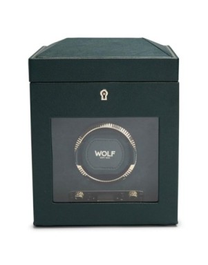 792141 British Racing Single Watch Winder WOLF Green