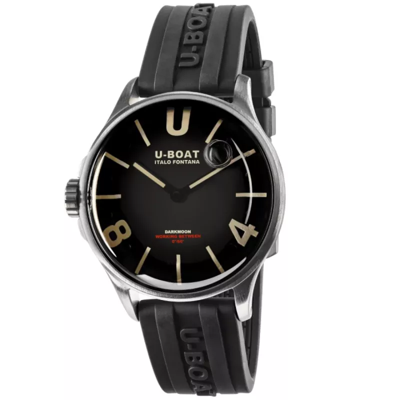 9018/A DARKMOON 40MM BLACK SS Наручний годинник U-BOAT
