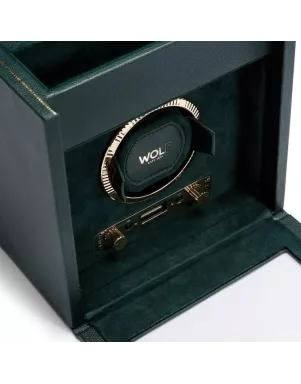 792141 British Racing Single Watch Winder WOLF Green