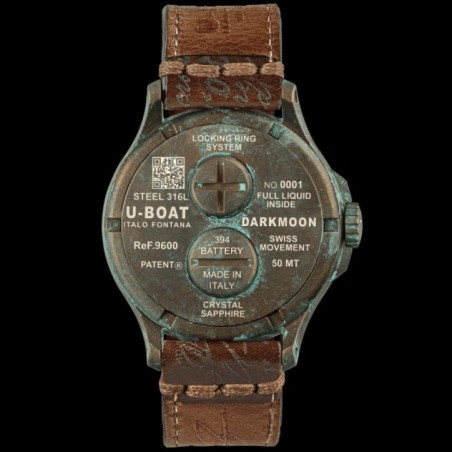 9600 DARKMOON 44MM UNICO Наручний годинник U-BOAT