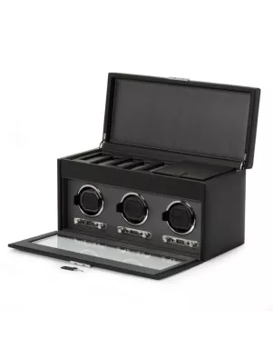 456302 Viceroy Triple Winder with Storage - Black