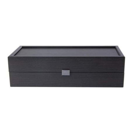 BW.XL10 Manopoulos Black Wine Box 35x14x10 cm (inner 33x12x8cm)