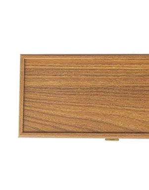 BW.XL30 Manopoulos Walnut Wine Box 35x14x10cm (inner 33x12x8cm)