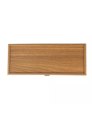 BW.XL30 Manopoulos Walnut Wine Box 35x14x10cm (inner 33x12x8cm)