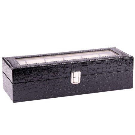 Скринька для зберігання годинників Craft 6PU.CROC.BL