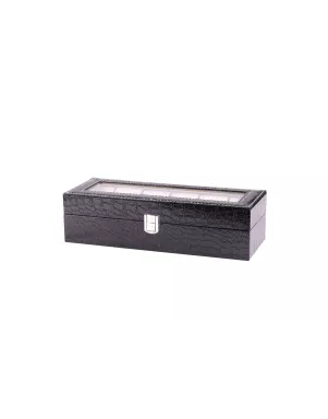 Скринька для зберігання годинників Craft 6PU.CROC.BL