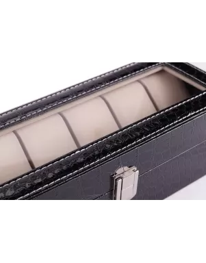 Скринька для зберігання годинників Craft 6PU.CROC.BL