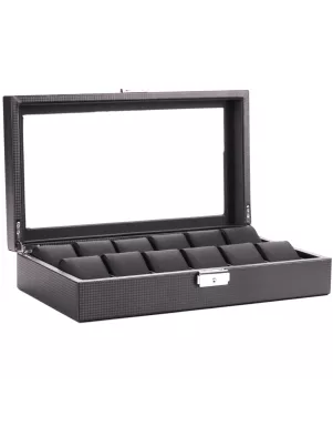 Шкатулка для зберігання годинників Craft 12PU.CRB.BL