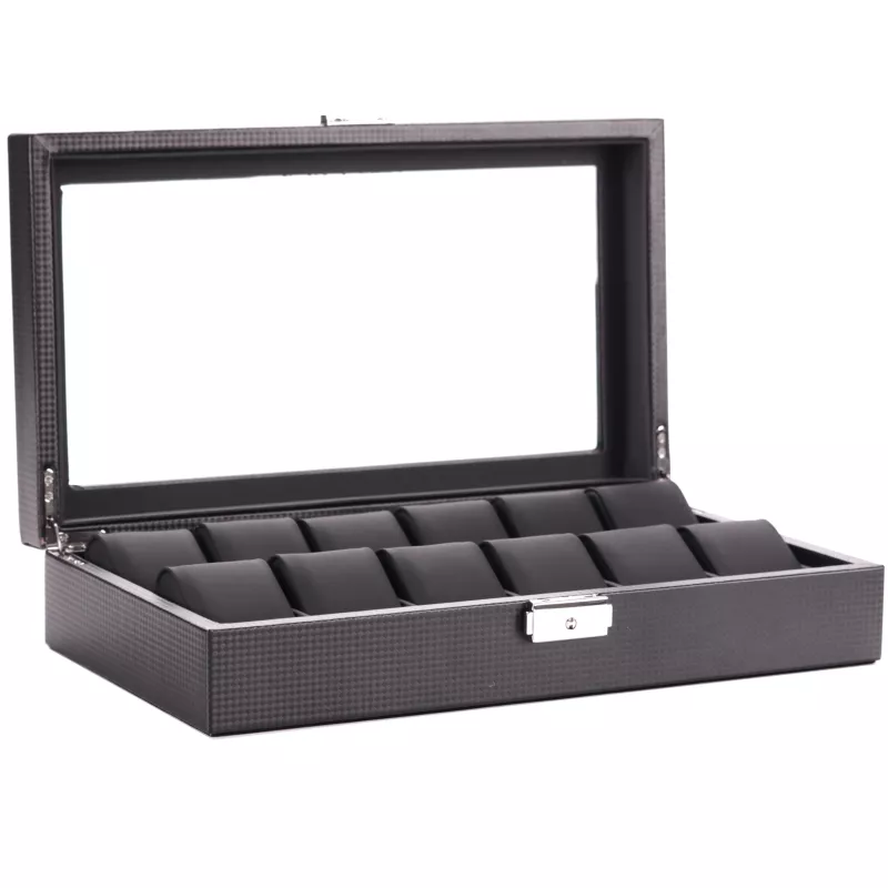 Шкатулка для зберігання годинників Craft 12PU.CRB.BL