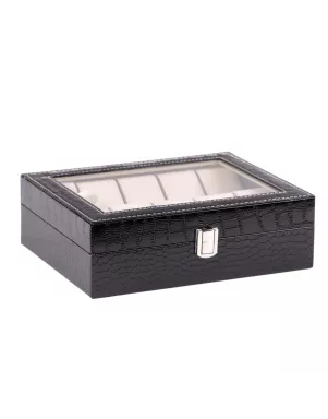 Скринька для зберігання годинників Craft 10PU.CROC.BL