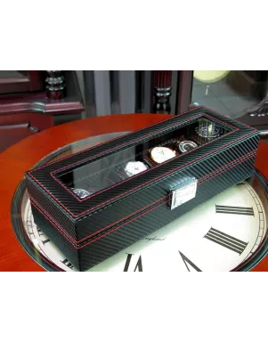 Шкатулка для зберігання годинників Craft 6PU.CRB.RD