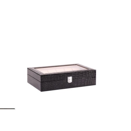 Шкатулка для зберігання годинників Craft 12PU.CROC.BL
