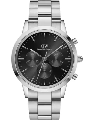 Годинник Daniel Wellington Iconic Chronograph Link Onyx S DW00100645