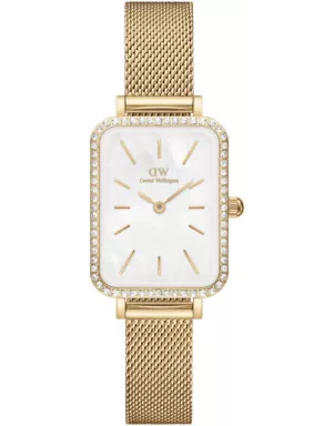 Годинник Daniel Wellington Quadro Lumine Bezel Evergold MOP DW00100668