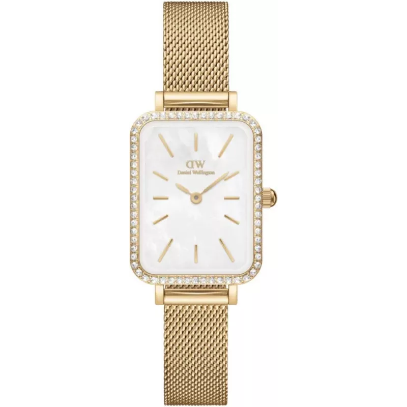 Часы Daniel Wellington Quadro Lumine Bezel Evergold MOP DW00100668